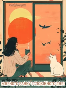 Листівка доброго ранку 13