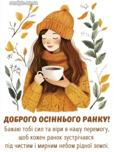 Листівка доброго осіннього ранку 23