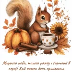 Листівка доброго осіннього ранку 3