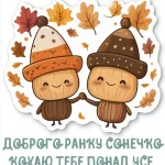 Листівка доброго осіннього ранку 4