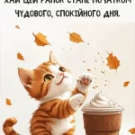 Листівка доброго осіннього ранку 5