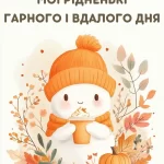 Листівка доброго осіннього ранку 22