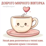 Картинка доброго ранку вівторка № 2