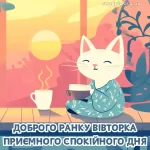 Картинка доброго ранку вівторка № 1