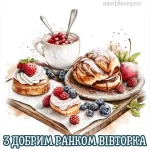 Картинка доброго ранку вівторка № 16