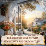 Картинка доброго ранку вівторка № 11