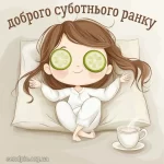 Картинка доброго ранку суботи № 12