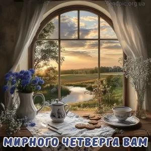 Картинка доброго ранку четверга № 16